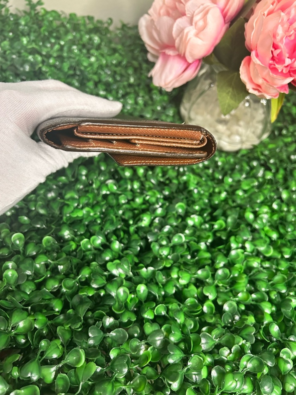 Vintage Louis Vuitton Monogram Long Wallet w/ Pen Loop - Picture 5 of 13
